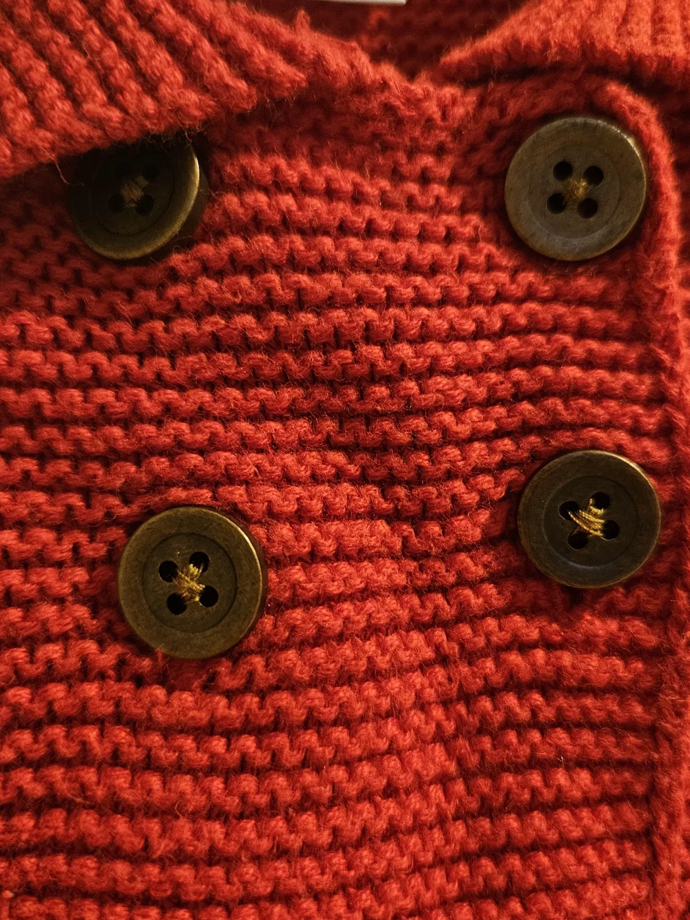 Old Navy baby Red Knit Cardigan 6-12M